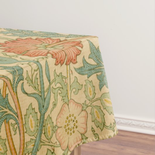 ヴィンテージウィリアムモリスピンクアンドバラ テーブルクロス (インサイチュ)