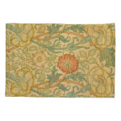 ヴィンテージウィリアムモリスピンクアンドバラ 枕カバー (裏面-左)