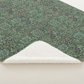 ヴィンテージウィリアムモリスフラワーガーデン シェルパブランケット (3/4)