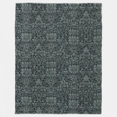 ヴィンテージウィリアムモリスフラワーガーデン フリースブランケット (正面)