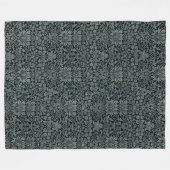 ヴィンテージウィリアムモリスフラワーガーデン フリースブランケット (正面(横))