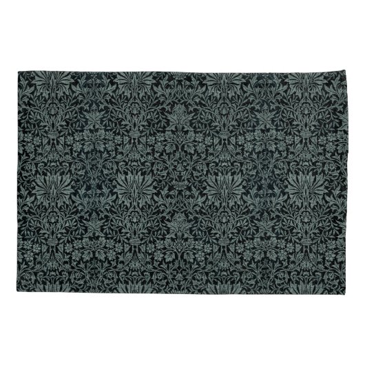 ヴィンテージウィリアムモリスフラワーガーデン 枕カバー (裏面-左)