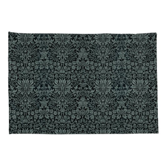 ヴィンテージウィリアムモリスフラワーガーデン 枕カバー (裏面-右)