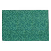 ヴィンテージウィリアムモリスフローラルパターングリーン 枕カバー (正面右)