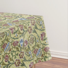 ヴィンテージウィリアムモリスフローラルパターンピンクブルー テーブルクロス