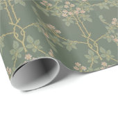ヴィンテージウィリアムモリスブラックベリーフローラギャラリーHD ラッピングペーパー (ロールコーナー)