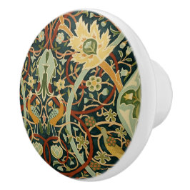 ヴィンテージウィリアムモリスブルマーズウッドカーペット セラミックノブ