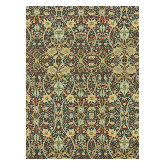 ヴィンテージウィリアムモリスブルマーズウッドカーペット テーブルクロス (正面)