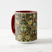 ヴィンテージウィリアムモリスブルマーズウッドカーペット マグカップ (正面左)