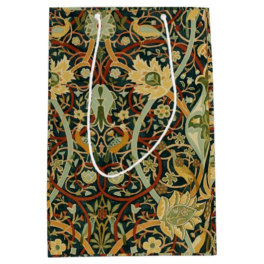 ヴィンテージウィリアムモリスブルマーズウッドカーペット ミディアムペーパーバッグ (正面)