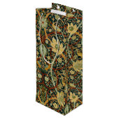 ヴィンテージウィリアムモリスブルマーズウッドカーペット ワインギフトバッグ (裏面アングル)
