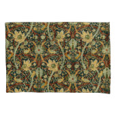 ヴィンテージウィリアムモリスブルマーズウッドカーペット 枕カバー (正面左)