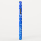 ヴィンテージウィリアムモリスブルーピンク植物学 Case-Mate iPhoneケース (裏面/右)