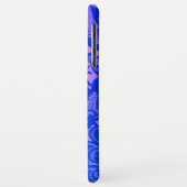 ヴィンテージウィリアムモリスブルーピンク植物学 Case-Mate iPhoneケース (裏面/左)