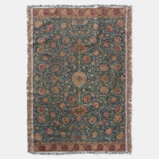 ヴィンテージウィリアムモリスホーランドパーク スローブランケット (正面縦)