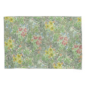 ヴィンテージウィリアムモリスボワーフラワーグリーン 枕カバー (正面左)