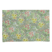 ヴィンテージウィリアムモリスボワーフラワーグリーン 枕カバー (正面右)