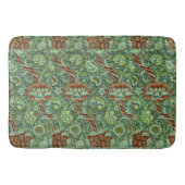 ヴィンテージウィリアムモリスワンルパターン バスマット (正面)