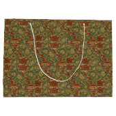 ヴィンテージウィリアムモリスワンレ ラージペーパーバッグ (裏面)