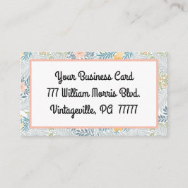 ヴィンテージウィリアムモリス春メドウ 名刺