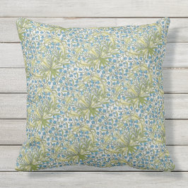 ヴィンテージウィリアムモリス葉花ハーレベル アウトドアクッション