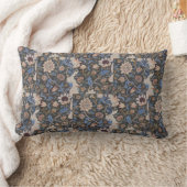 ヴィンテージウィリアム・モリスエヴェンロデ繊維デザイン ランバークッション (ブランケット)