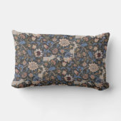 ヴィンテージウィリアム・モリスエヴェンロデ繊維デザイン ランバークッション (裏面)