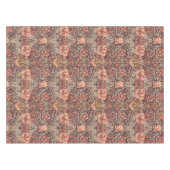 ヴィンテージウィリアム・モリスハニーサックルフローラルパターン テーブルクロス (正面(横))