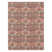 ヴィンテージウィリアム・モリスハニーサックルフローラルパターン テーブルクロス (正面)