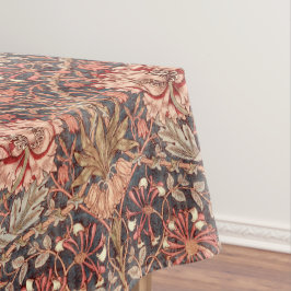 ヴィンテージウィリアム・モリスハニーサックルフローラルパターン テーブルクロス