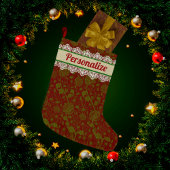 ヴィンテージウィリアム・モリスパーソナライズされたクリスマス ラージクリスマスストッキング