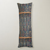 ヴィンテージウィリアム・モリスフローラデイジーパターン ボディピロー (裏面 (縦))