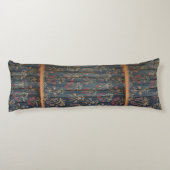 ヴィンテージウィリアム・モリスフローラデイジーパターン ボディピロー (裏面)