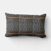 ヴィンテージウィリアム・モリスフローラデイジーパターン ランバークッション (裏面)