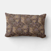 ヴィンテージウィリアム・モリスレッドカー ランバークッション (裏面)