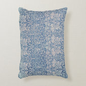 ヴィンテージウィリアム・モリス森うさぎ鳥の葉 アクセントクッション (正面(垂直))