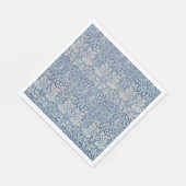 ヴィンテージウィリアム・モリス森うさぎ鳥の葉 スタンダードランチョンナプキン (角)