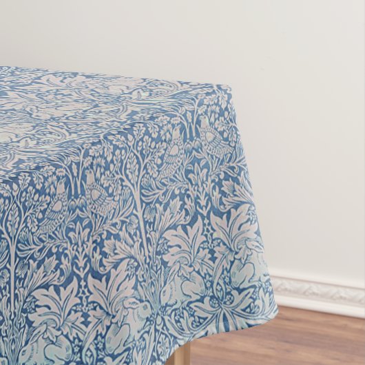 ヴィンテージウィリアム・モリス森うさぎ鳥の葉 テーブルクロス (インサイチュ)