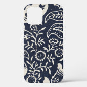 ヴィンテージウィリアム・モリス白黒フローラ Case-Mate iPhoneケース (裏面)