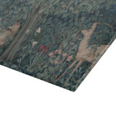 ヴィンテージウィリアム・モリス緑の森の動物 カッティングボード (角)