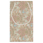 ヴィンテージウィリアム・モリス花柄 スモールペーパーバッグ (裏面)