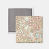 ヴィンテージウィリアム・モリス花柄 マグネット (正面/裏面)