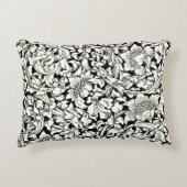 ヴィンテージウィリアム・モリス装飾繊維模様 アクセントクッション (正面)