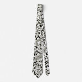 ヴィンテージウィリアム・モリス装飾繊維模様 ネクタイ (正面)