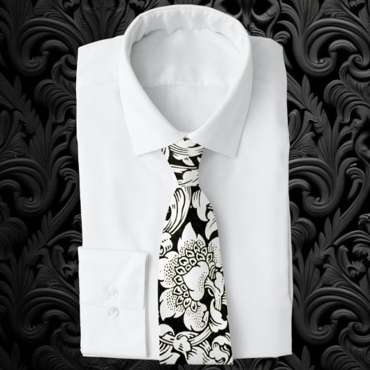 ヴィンテージウィリアム・モリス装飾繊維模様 ネクタイ