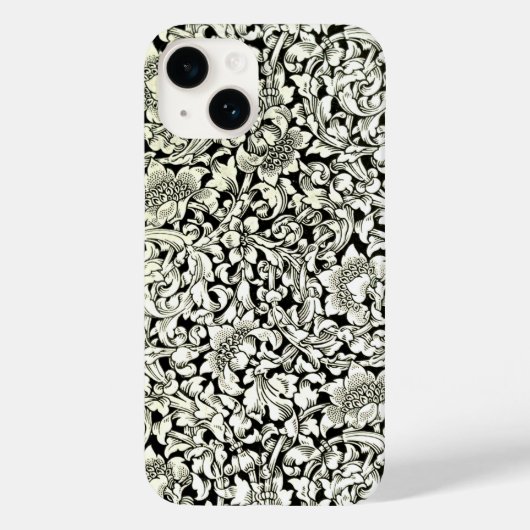 ヴィンテージウィリアム・モリス装飾繊維模様 Case-Mate iPhoneケース (裏面)