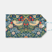 ヴィンテージウィリアム・モリス「いちご泥棒」デザイン ギフトタグ (正面(横))