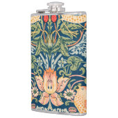 ヴィンテージウィリアム・モリス「いちご泥棒」パターン フラスク (左)