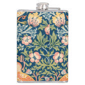 ヴィンテージウィリアム・モリス「いちご泥棒」パターン フラスク (裏面)