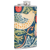 ヴィンテージウィリアム・モリス「いちご泥棒」パターン フラスク (右)